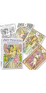 Amazon.co.jp: 【日本語解説書付き】アールヌーボー ルノルマン